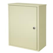 Omnimed Sgl Door Extra Wide Wall Storage Cabinet With Key Lock in Beige (16.75 291611-BG